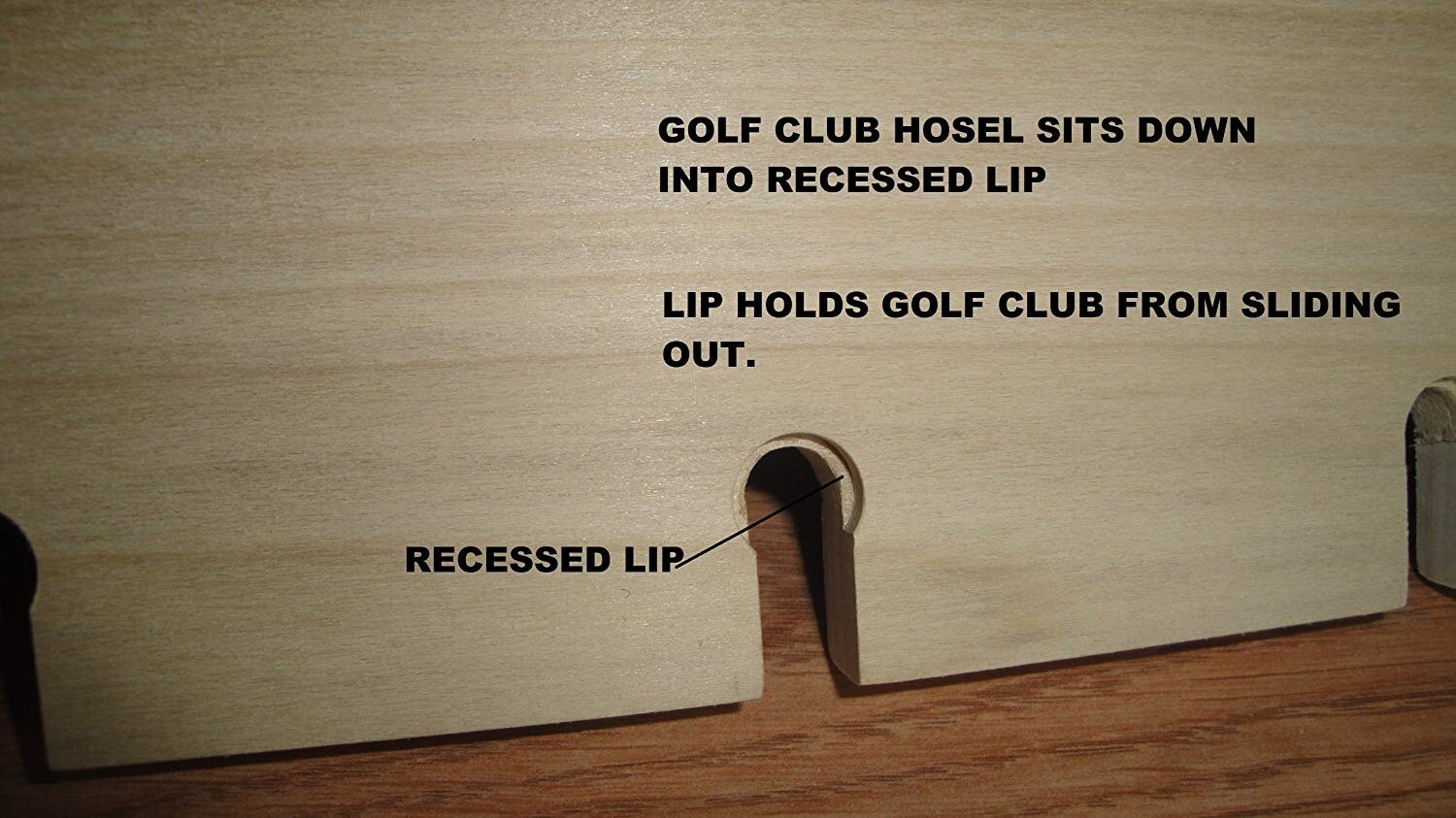 Horne Golf Putter Holder Golf Club Wall Display Rack Shelf 12 Club Holder