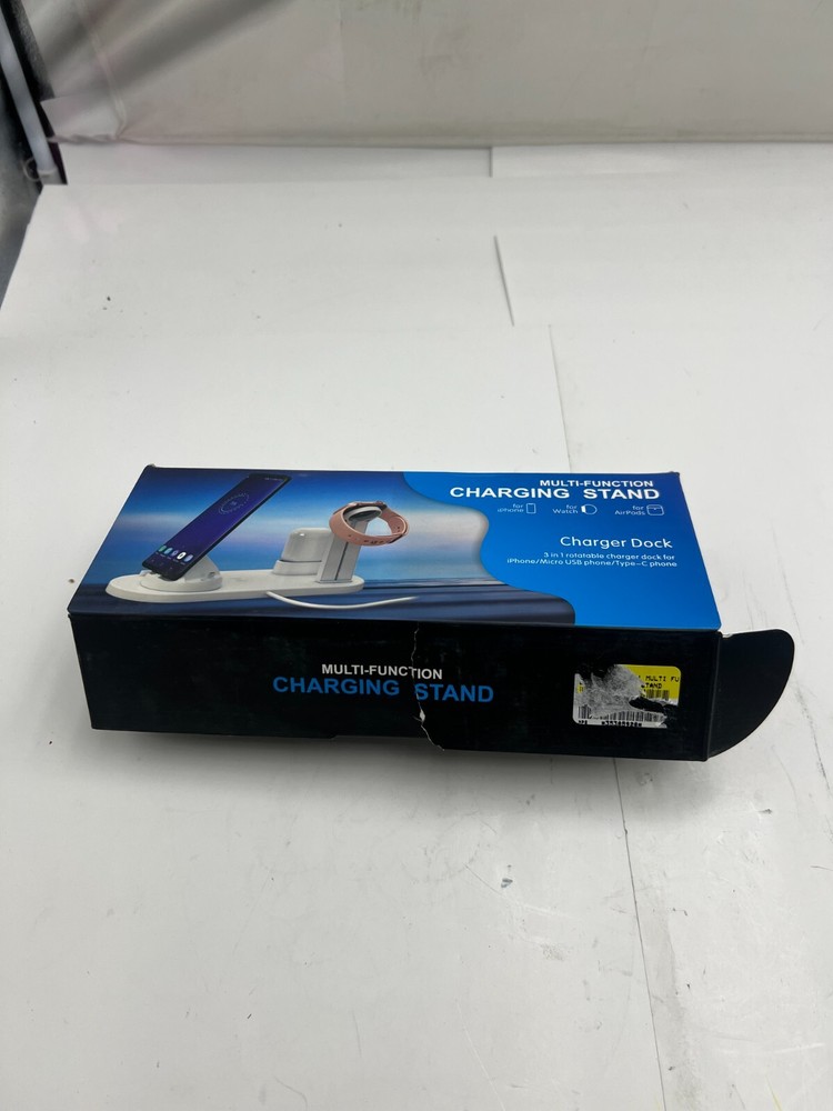 Multi-Function Charging Stand 3-in-1 Rotatable Charger Dock for iPhone/Micro USB