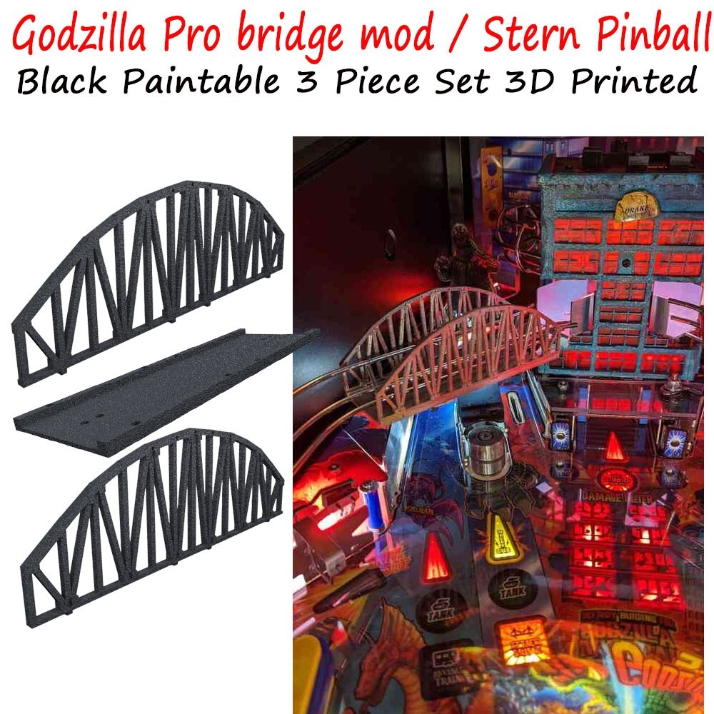 Bridge Mod for Stern Godzilla Pro Pinball Machine