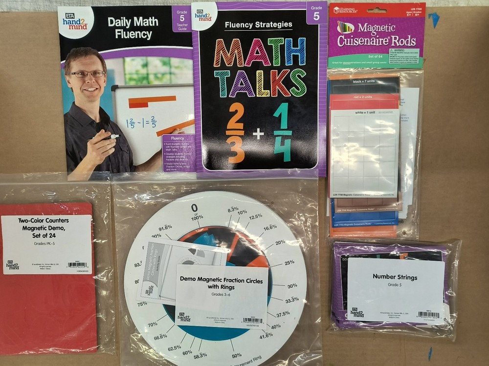 ETA Hand2Mind Daily Math Fluency Manipulatives Grade 5 90565