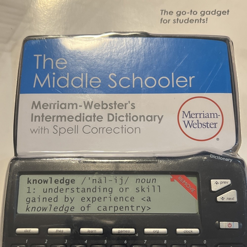 New Franklin The Middle Schooler Intermediate Dictionary Spell Correction MWD465