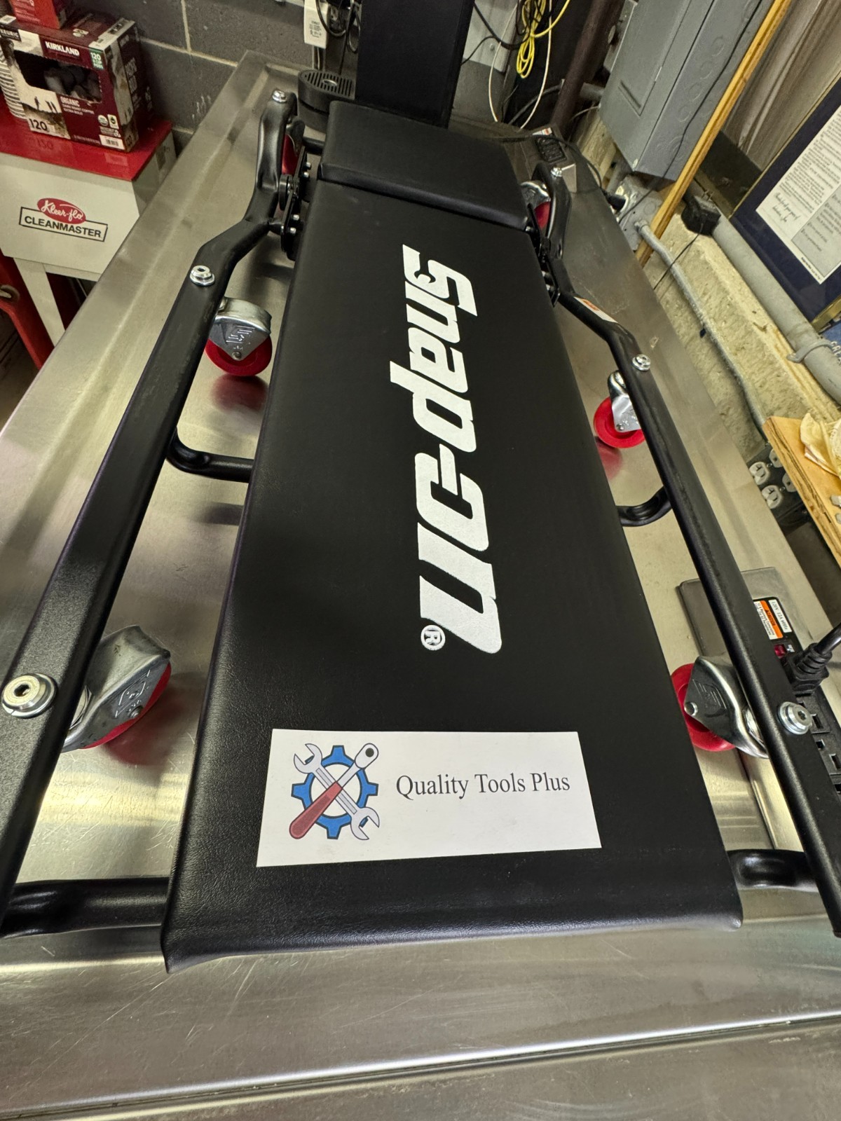 Snap-On NEW JCW67BL Flat-Oval Adjustable Creeper Black