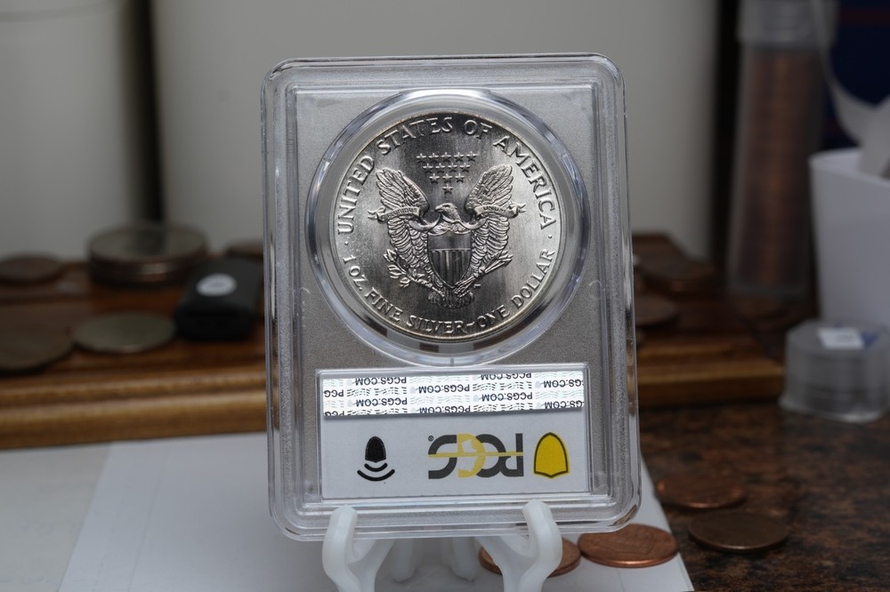 1987 American Eagle 1 oz Silver Dollar PCGS MS 68 Certified