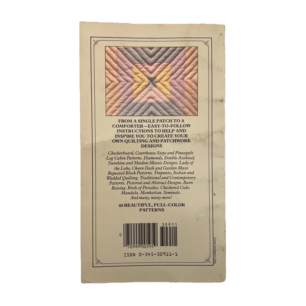 The Pattern Library Quilting and Patchwork Easy Beginner 44 Quilt Block Patterns