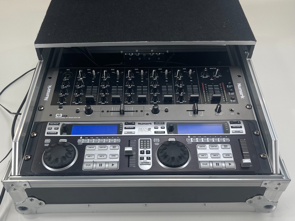 Numark C3 USB DJ Mixer - DMC 2 Software controller- In Flight Case