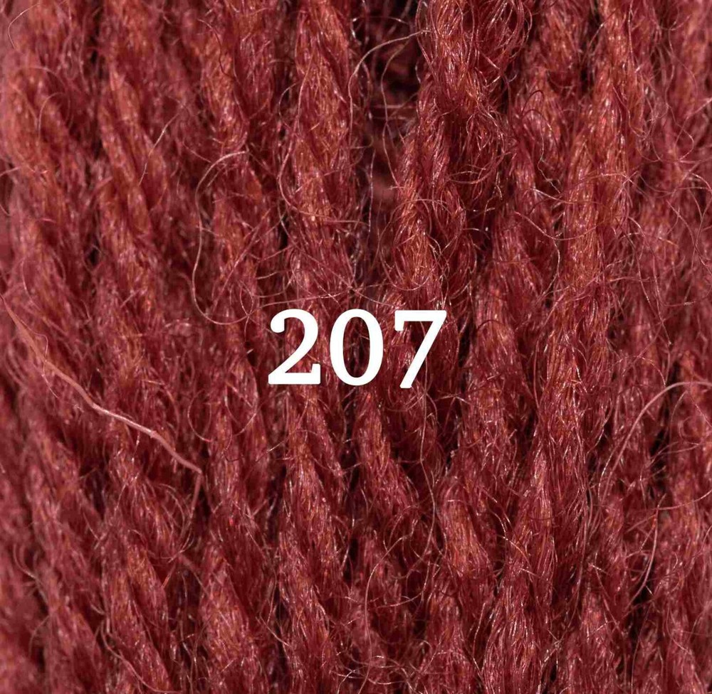 Appleton Crewel Wool - 27 Yd Skein - Flame Red Color 207