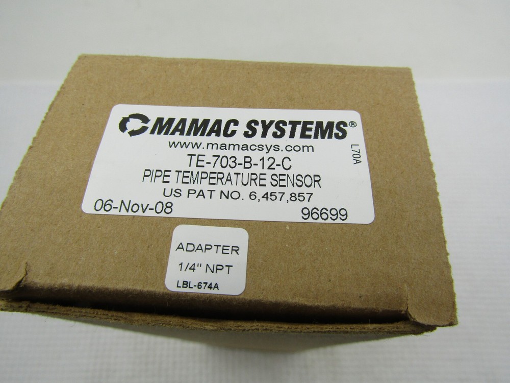 MANAC PIPE TEMPERATURE SENSOR TE-703-B-12-C