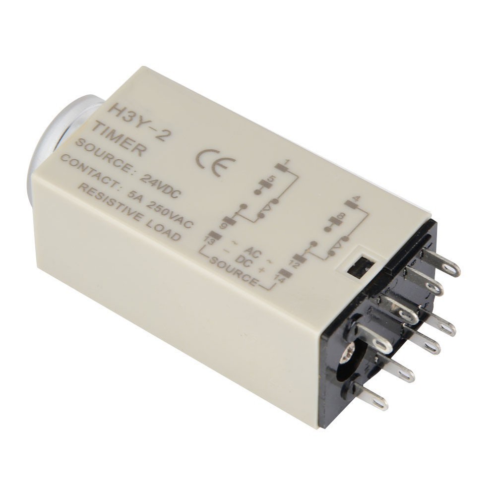 Time Relay 24V DC H3Y-2 Delay Control Switch 6S Repair Tools Part