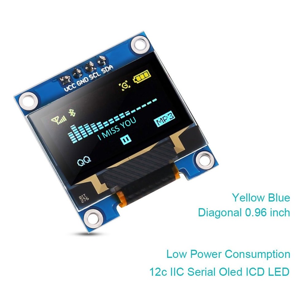 OLED Display Module i2c 128x64 Yellow