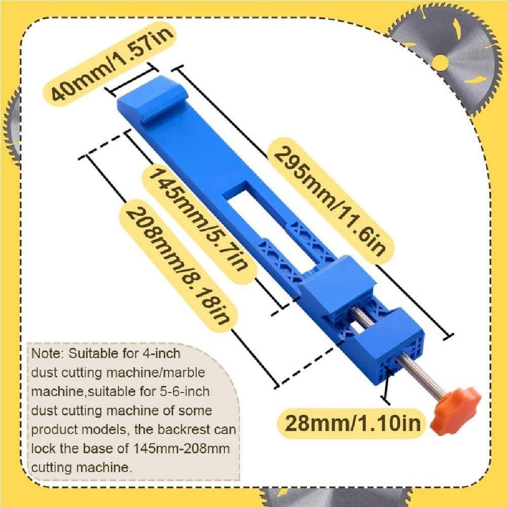 Portable Adjustable Saw Guide Attachment for Circular Cutting Machines