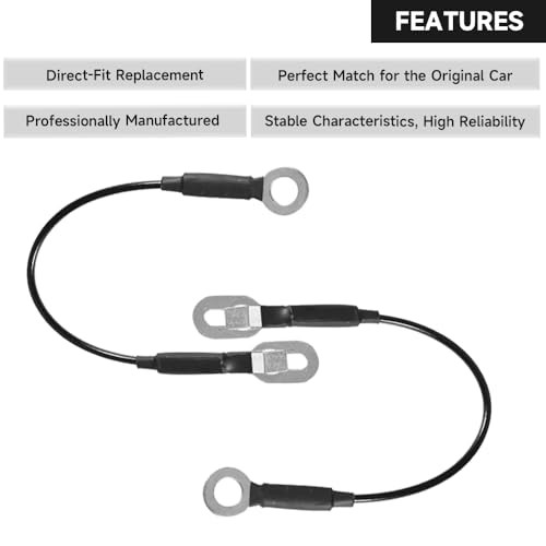 Rear Tailgate Lift Support Cables Tailgate Lift Support Straps - Compatible