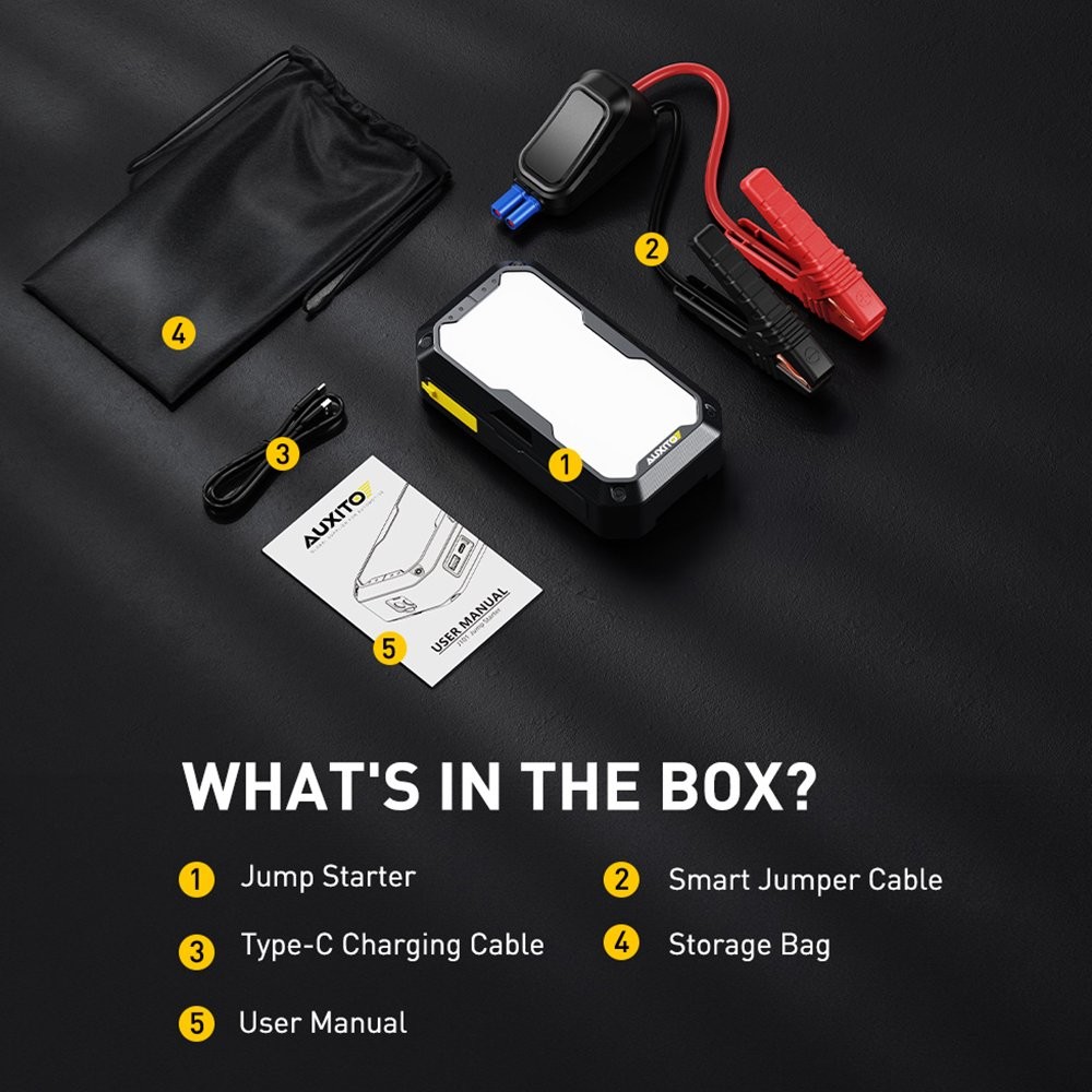 Multi-functional Emergency Start Power Supply Car Starting Portable Charging B