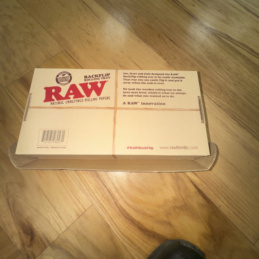 Raw Backflip Magnetic Bamboo Rolling Tray