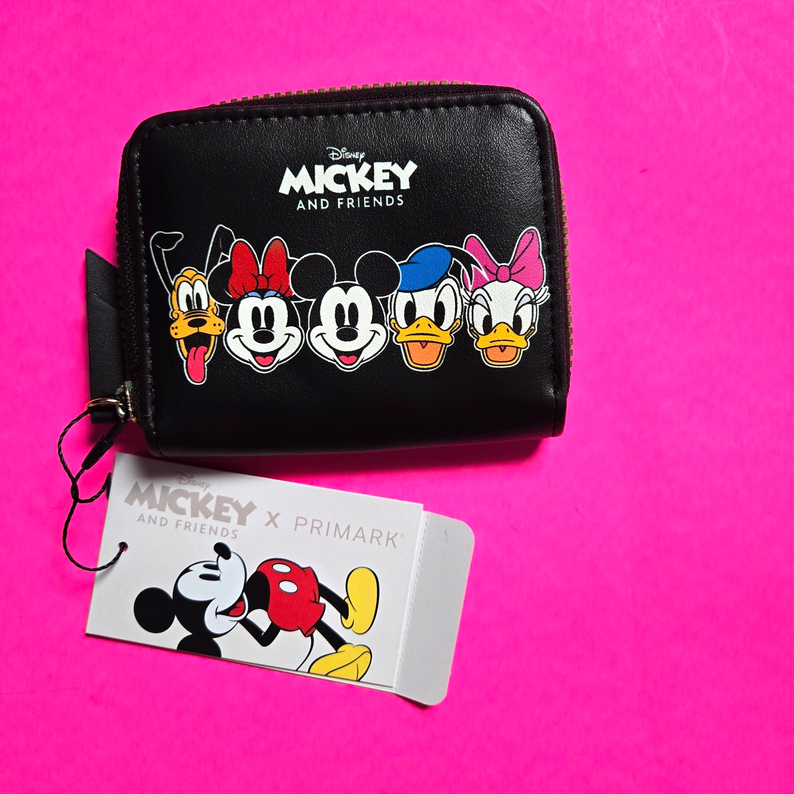 Primark Mickey and Friends Small Faux Leather Coin Purse NWT