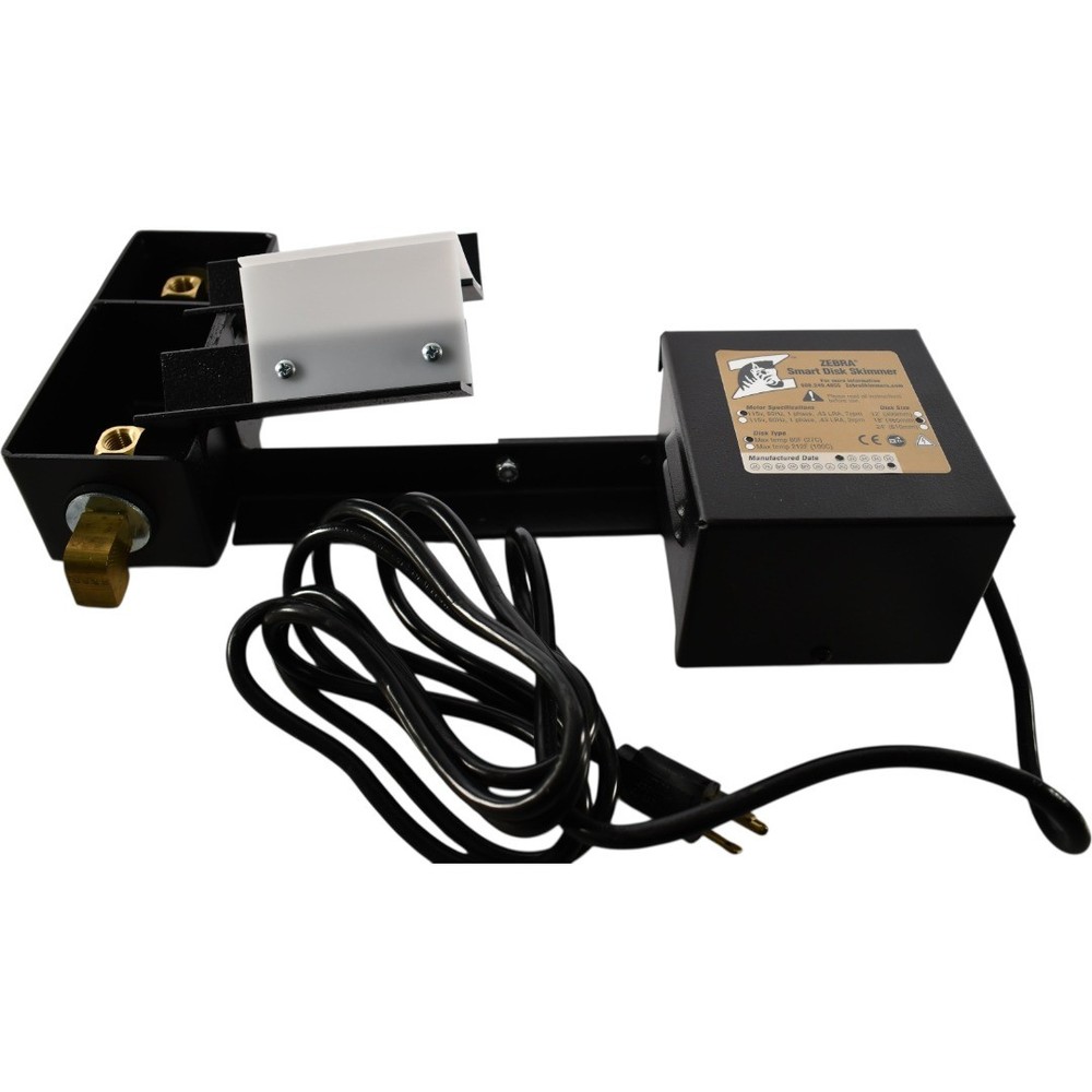 Zebra Smart Disk Skimmer 115V 18 Inch Disk No Disc Plastic High Impact 80F