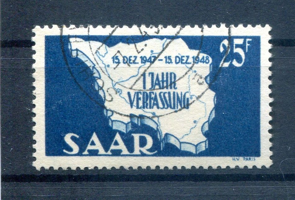 Saar 291II Better Type Postmarked (78063