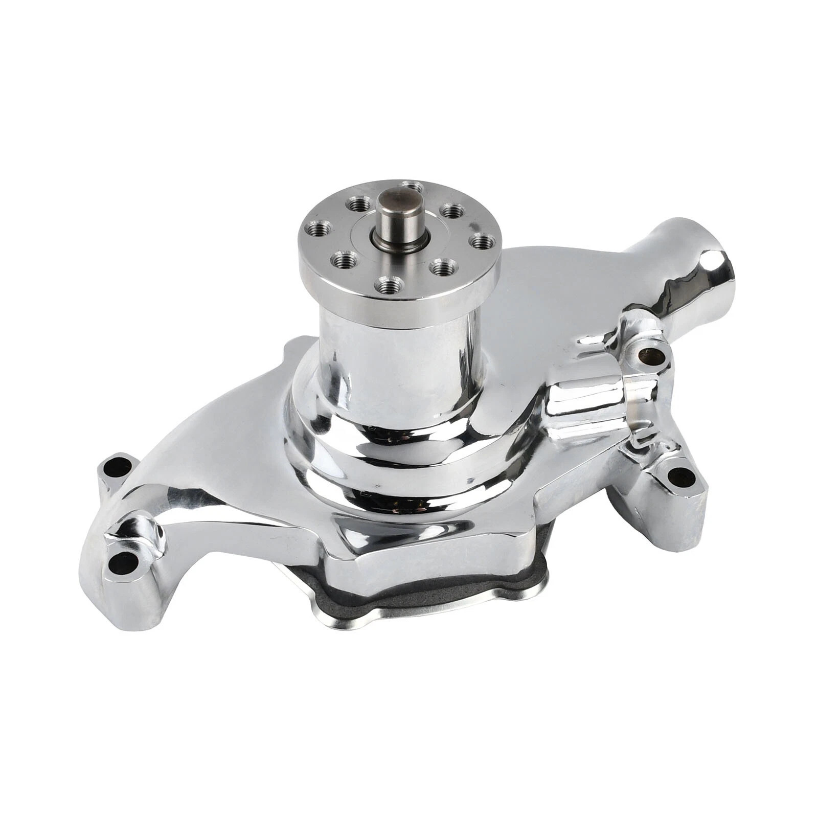 High Volume Chrome Short Water Pump For Small Block Chevy SBC 283 305 327 350