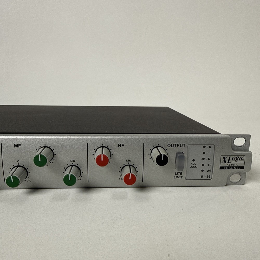 SSL XLogic Alpha Channel Strip Preamp EQ Tested Working w/ Power Cable