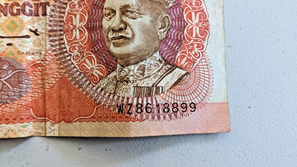 Malaysia 10 Ringgit 1989-1995 Note