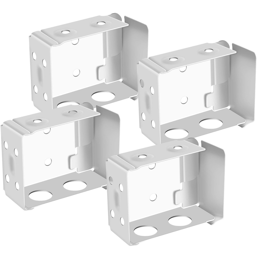 Hotop Blind Brackets 2.5 Inch Low Profile Box Mounting Bracket for Window