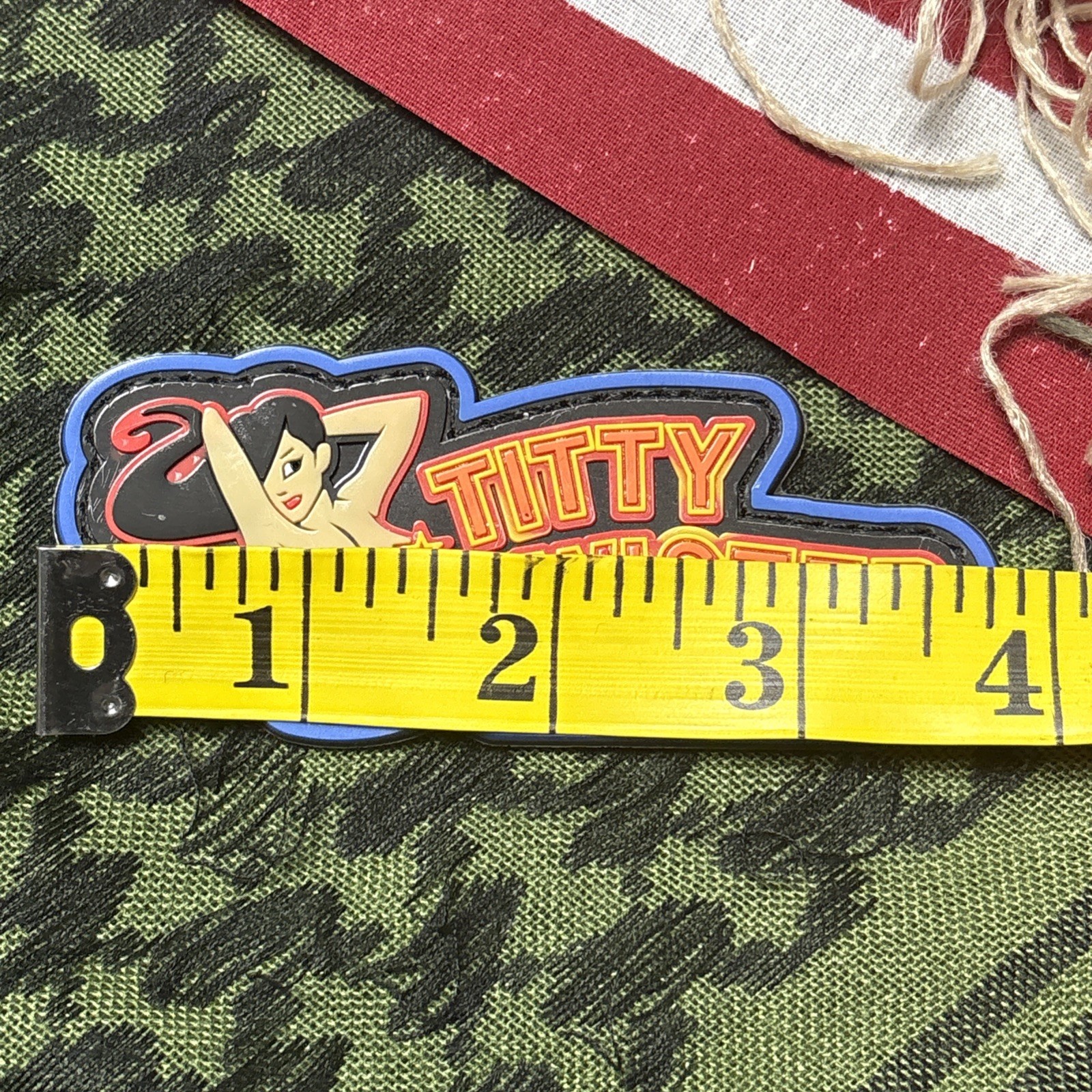 PvC 3D: Bar From Dusk Till Dawn Morale Tactical Hook & Loop Patch High Quality