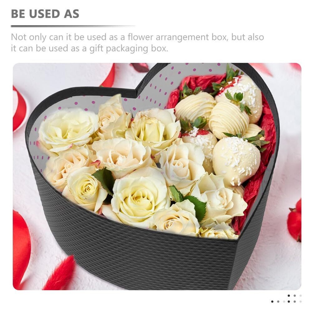Empty Heart Shaped Gift Box Present Decorative Boxes with Lids for Valentines...