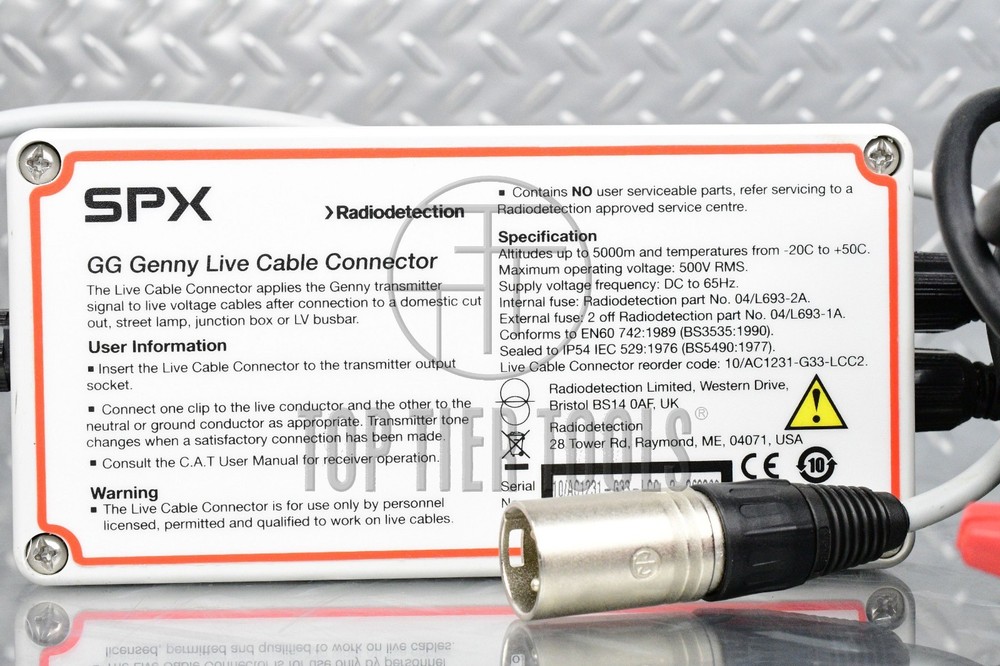 Radiodetection GG Genny Live Cable Connector