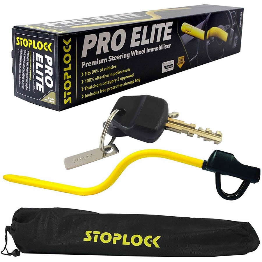 Steering Wheel Lock For Range Rover Land Rover Pro Elite Premium Stoplock. Mat ✅