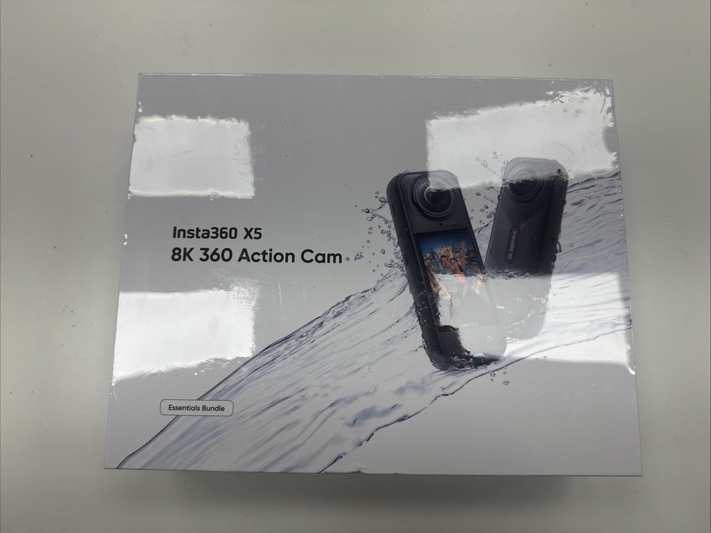 Insta360 X5 Essentials Bundle - Waterproof 8K 360° Action Camera