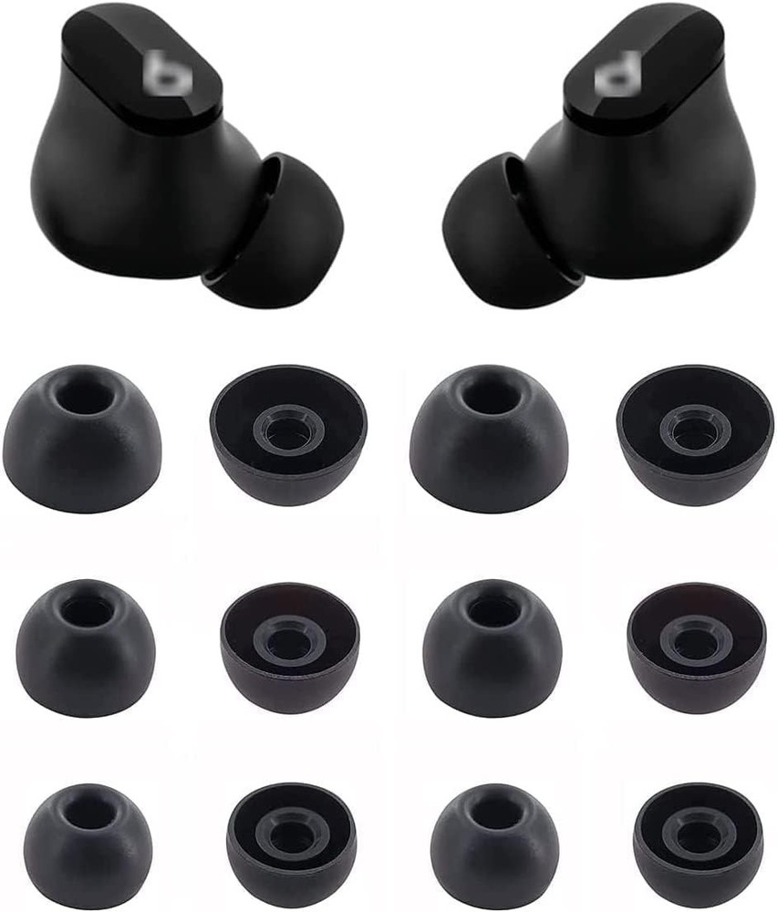 Noise-Reducing Silicone Ear Tips for Beats Studio Buds + | Comfortable Fit