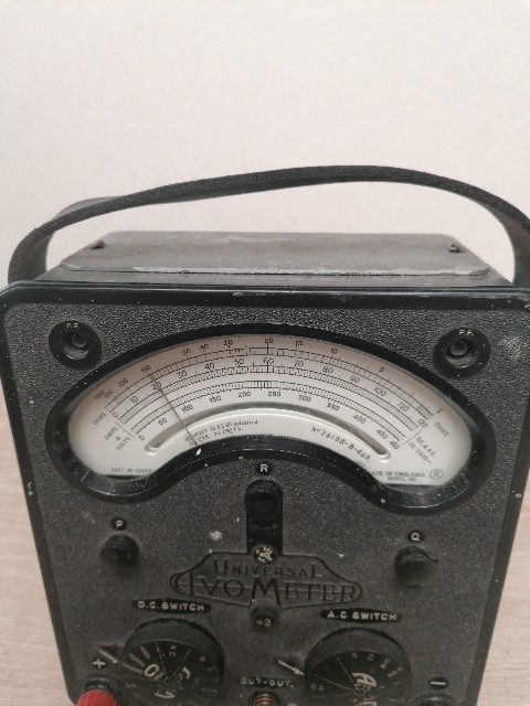 Vintage Avometer Model 40 Universal - Black - Unit Only * Untested *