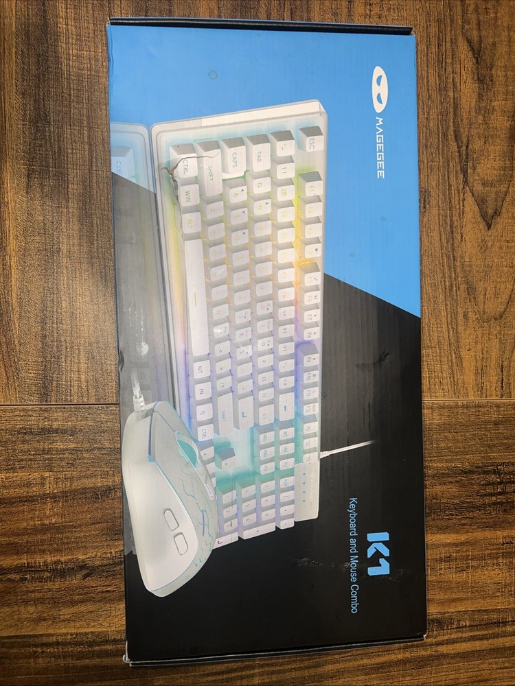 MageGee K1 Gaming Keyboard and Mouse Combo RGB Wired Open Box Tested