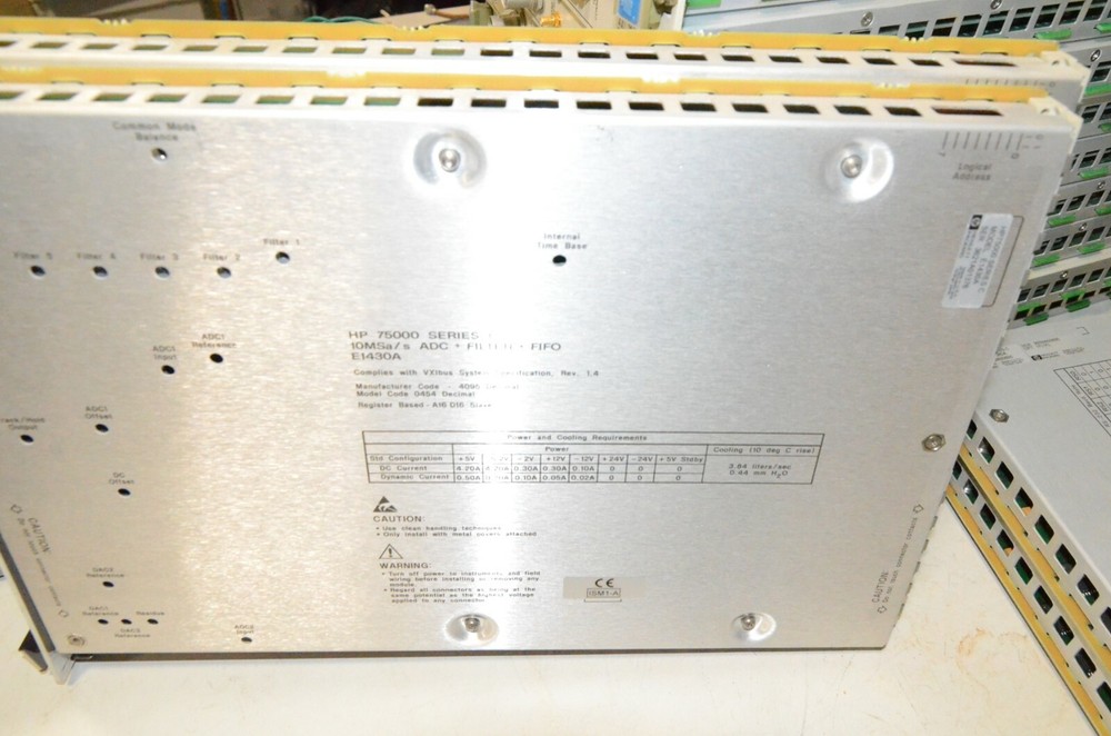 HP Agilent VXI Modules E1401B E1485A E1430A E1750A E1482B E1410A Z5210F