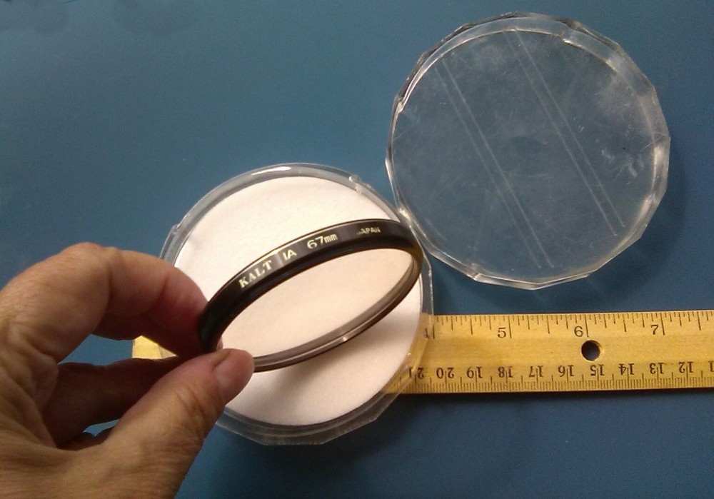 KALT 67MM 1A LENS FILTER (L58)