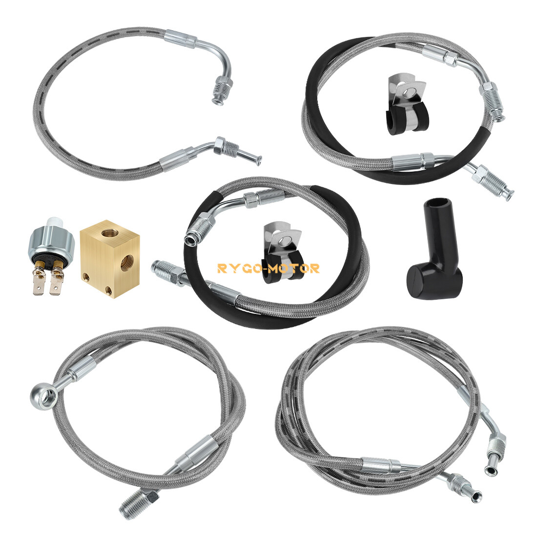 All Brake Lines Kit for Polaris Sportsman 500 335 1998 1999 2000 2001 1930753