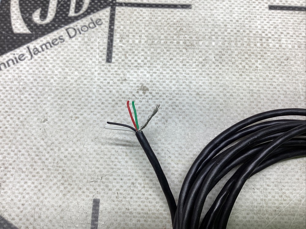 10' Humbucker Guitar Pickup Wire Four Conductor Cable Lead Replacement Shielded