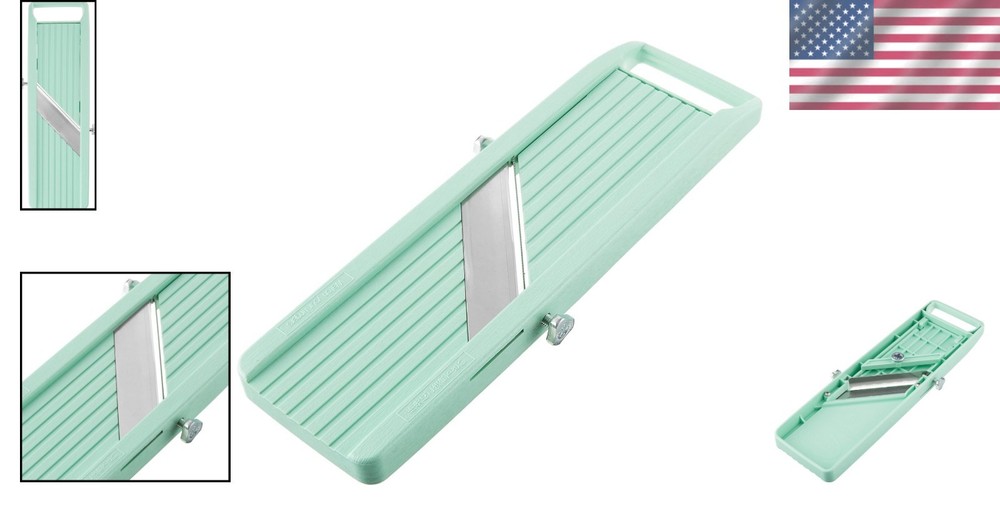 Green V-Shape Vegetable Slicer - Multipurpose & Dishwasher Safe