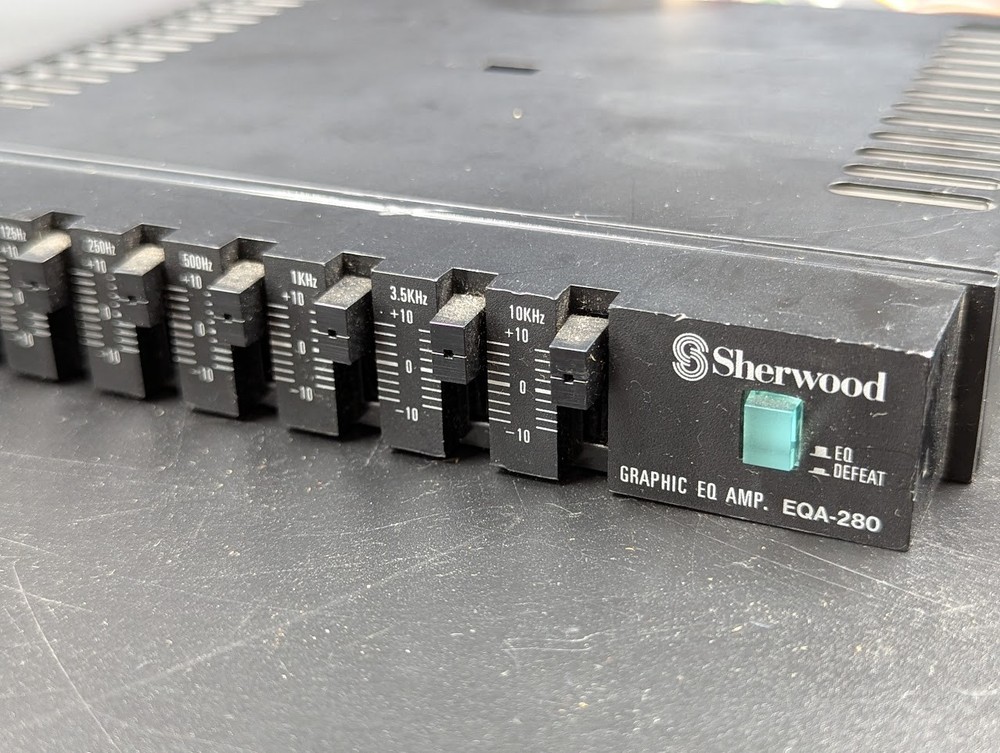Sherwood EQA-280 Graphic EQ AMP - Untested