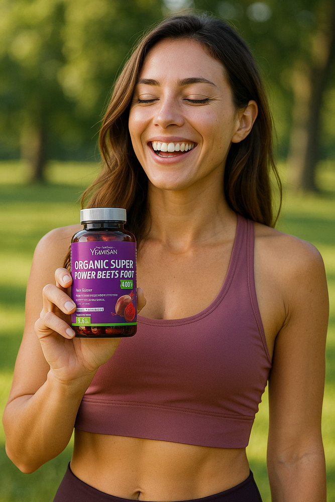 Organic Super Beets Root Capsules 8000mg – Nitric Oxide Support, Circulation