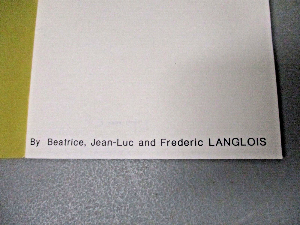 Sinclair QL, Wander 3D Game, Instructions/Manual/Docs, Pyramide 1986 Langlois