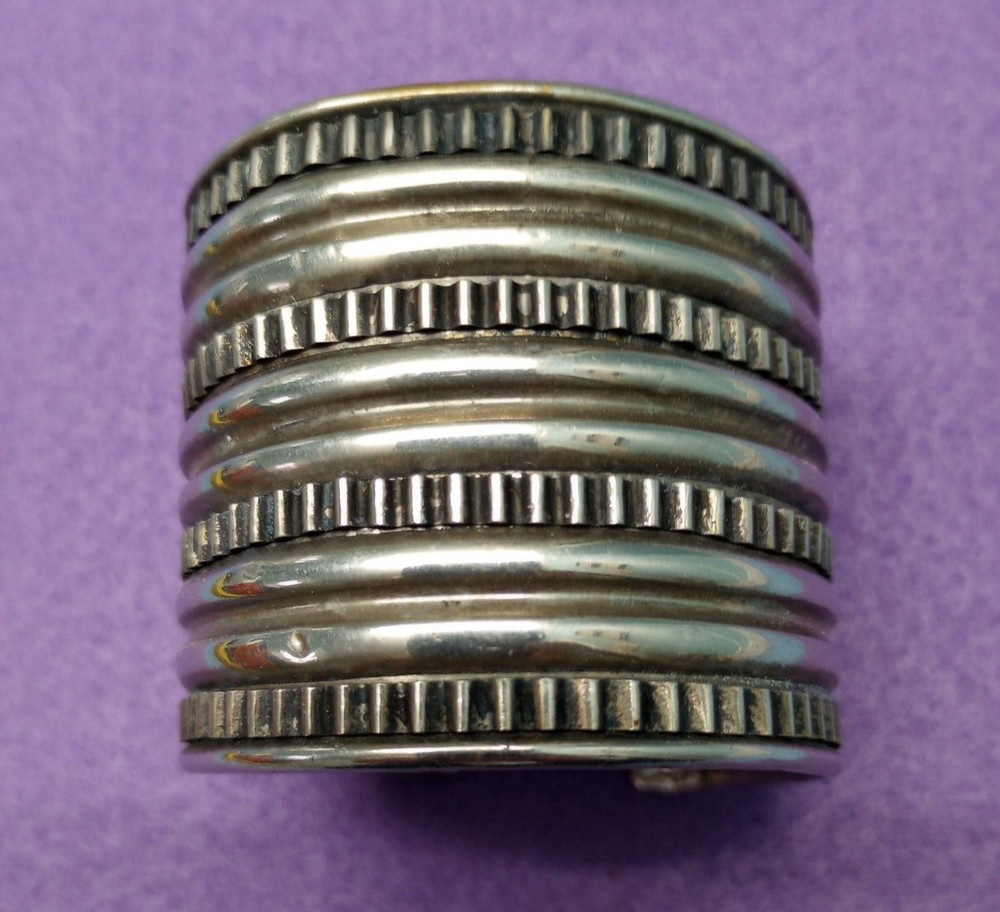Silver tone 2"  Cuff Bracelet