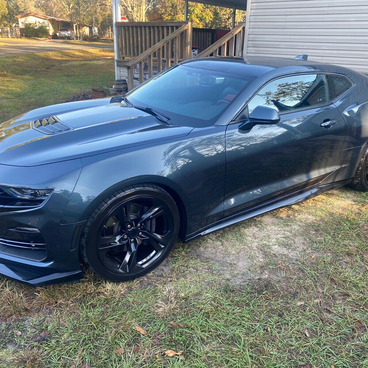 For 2016-22 Chevy Camaro RS SS 6th Side Skirts Extension Rocker Panels ZL1 Style