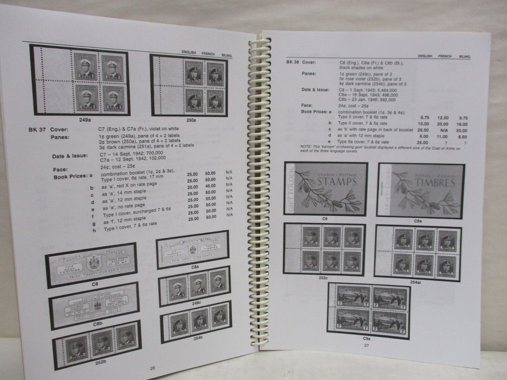 Standard Catalogue of Canadian Booklet Stamps 3rd Edition by Bill McCann