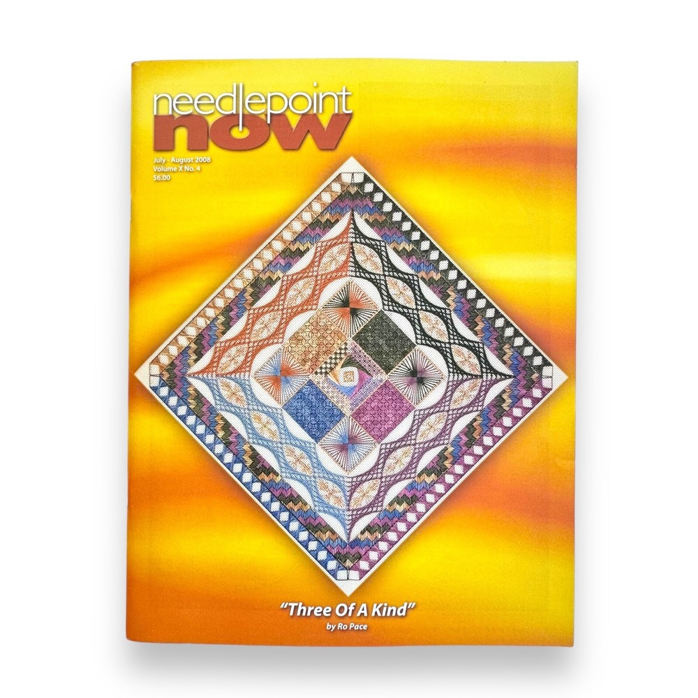 Lot/6 NEEDLEPOINT NOW Magazines Needlepoint Stitchery Techniques 2008/9 Ed.