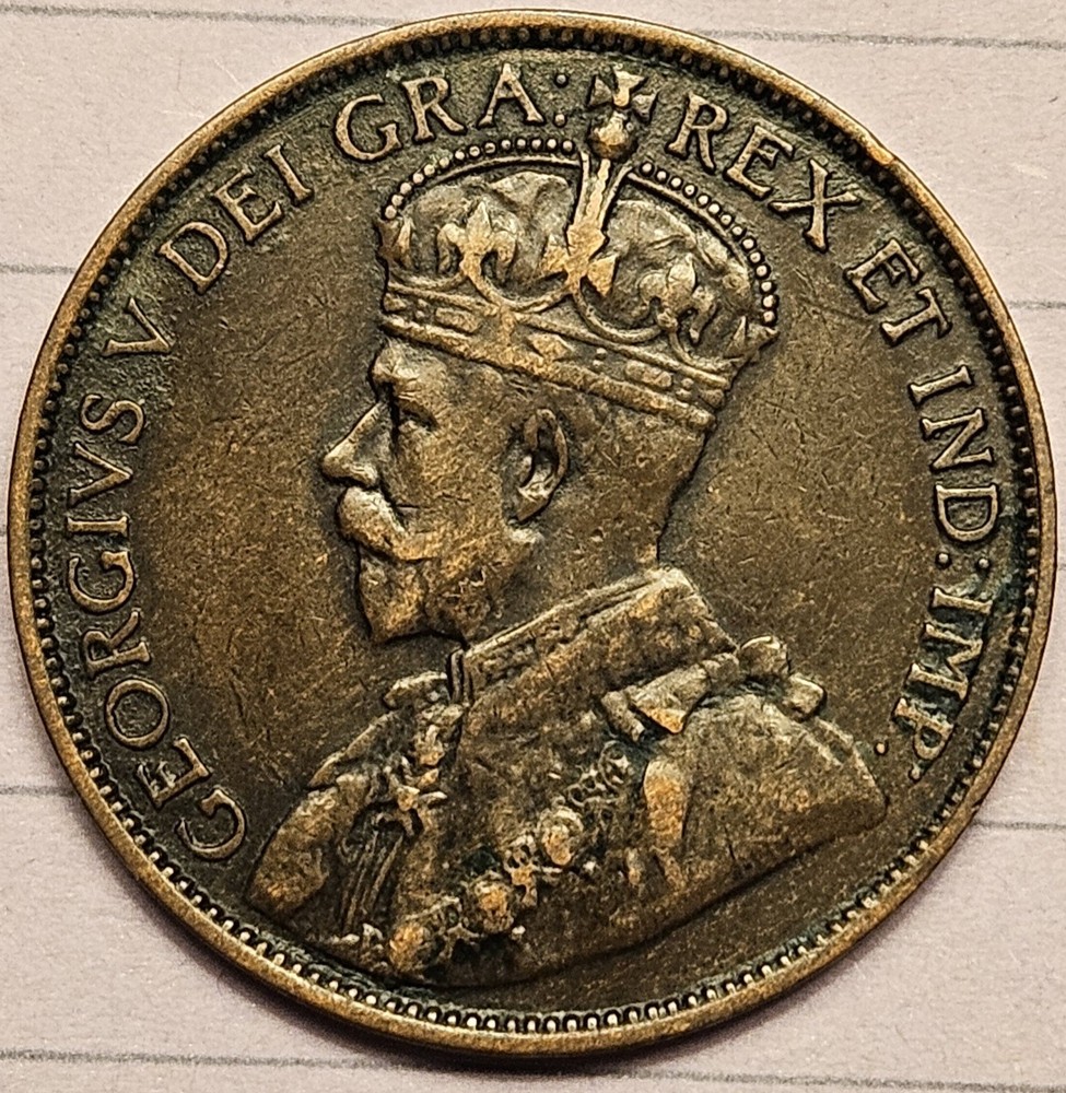 CANADA 1913 LARGE CENT, High Grade
