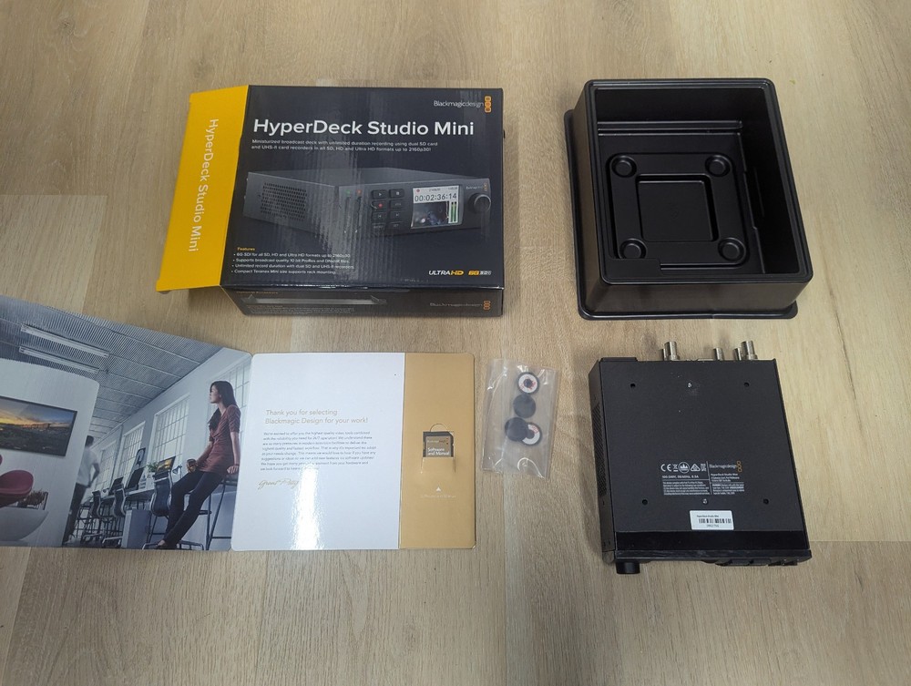 Blackmagic Design Hyperdeck Studio Mini - Working Pull from Studio