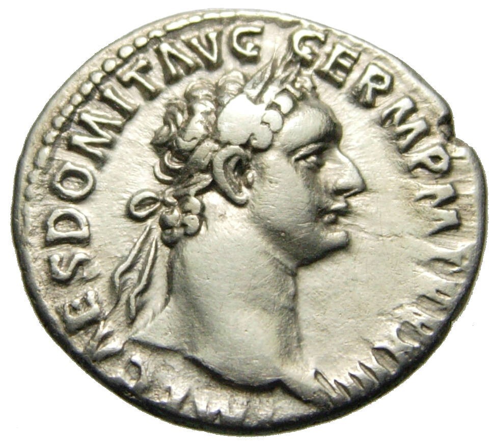 Domitian AR Denarius (93-94 AD), Minerva
