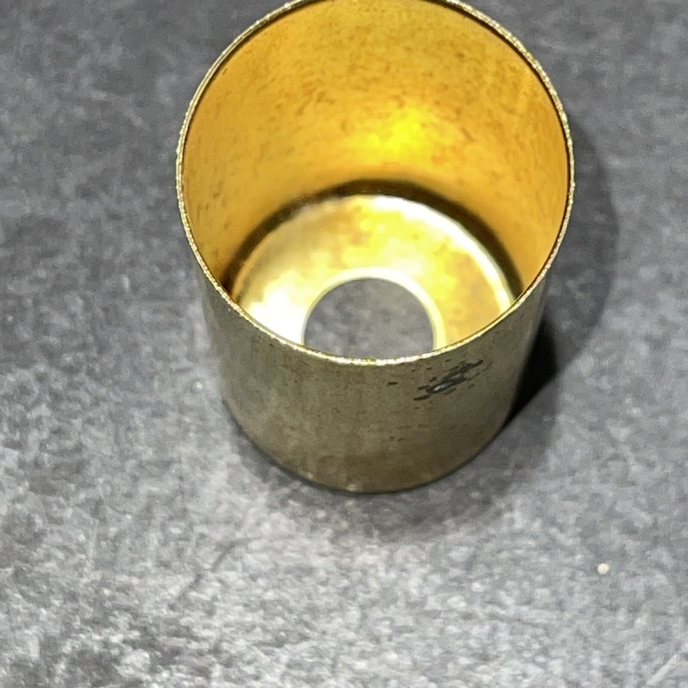 BRASS PLATED ~ Candle Socket Covers ~ 1 15/16”Tall ~E12 Candelabra Base