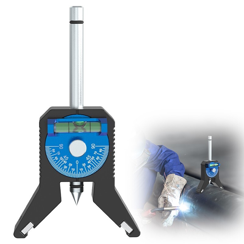 Pipe Marking Center Tool, Pipe Center Finder, Pipes 0.8in＆Above, Magnetic“Y”Base