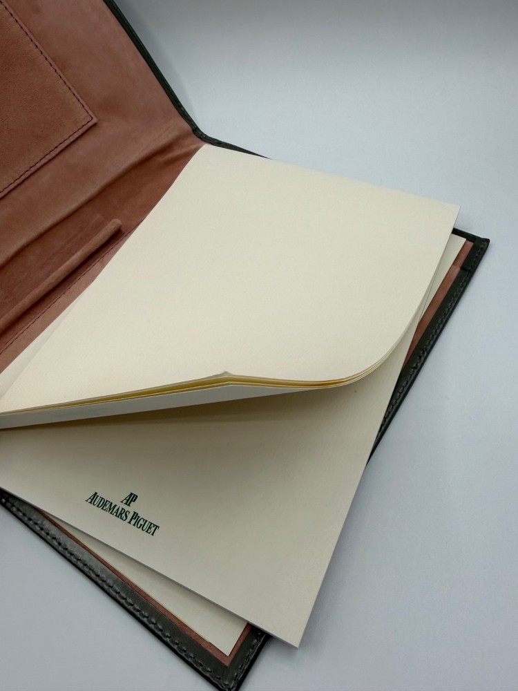 Audemars Piguet Agenda Block Notes Notepad Grey Leather Vintage